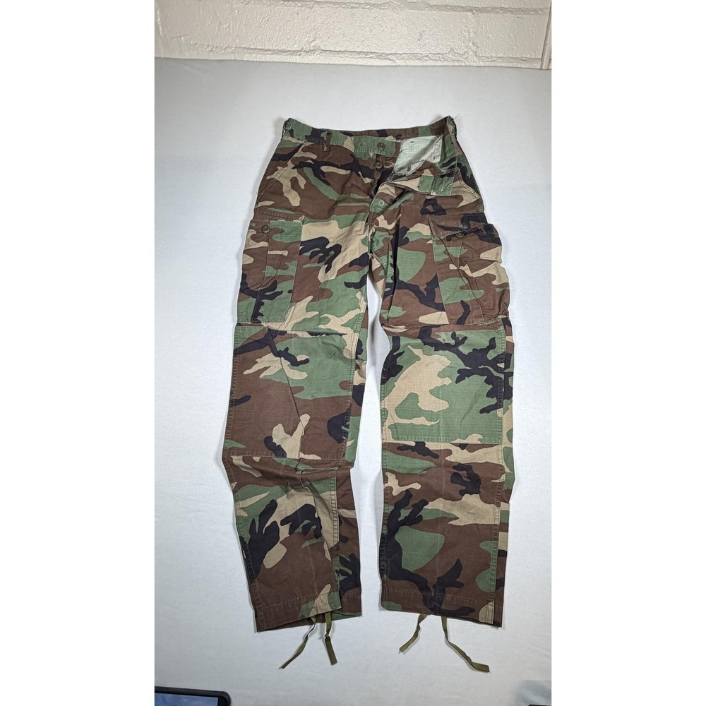 Vintage Unicor‎ Cargo Pants Mens 33x32 Green Woodland Camo Military 90s